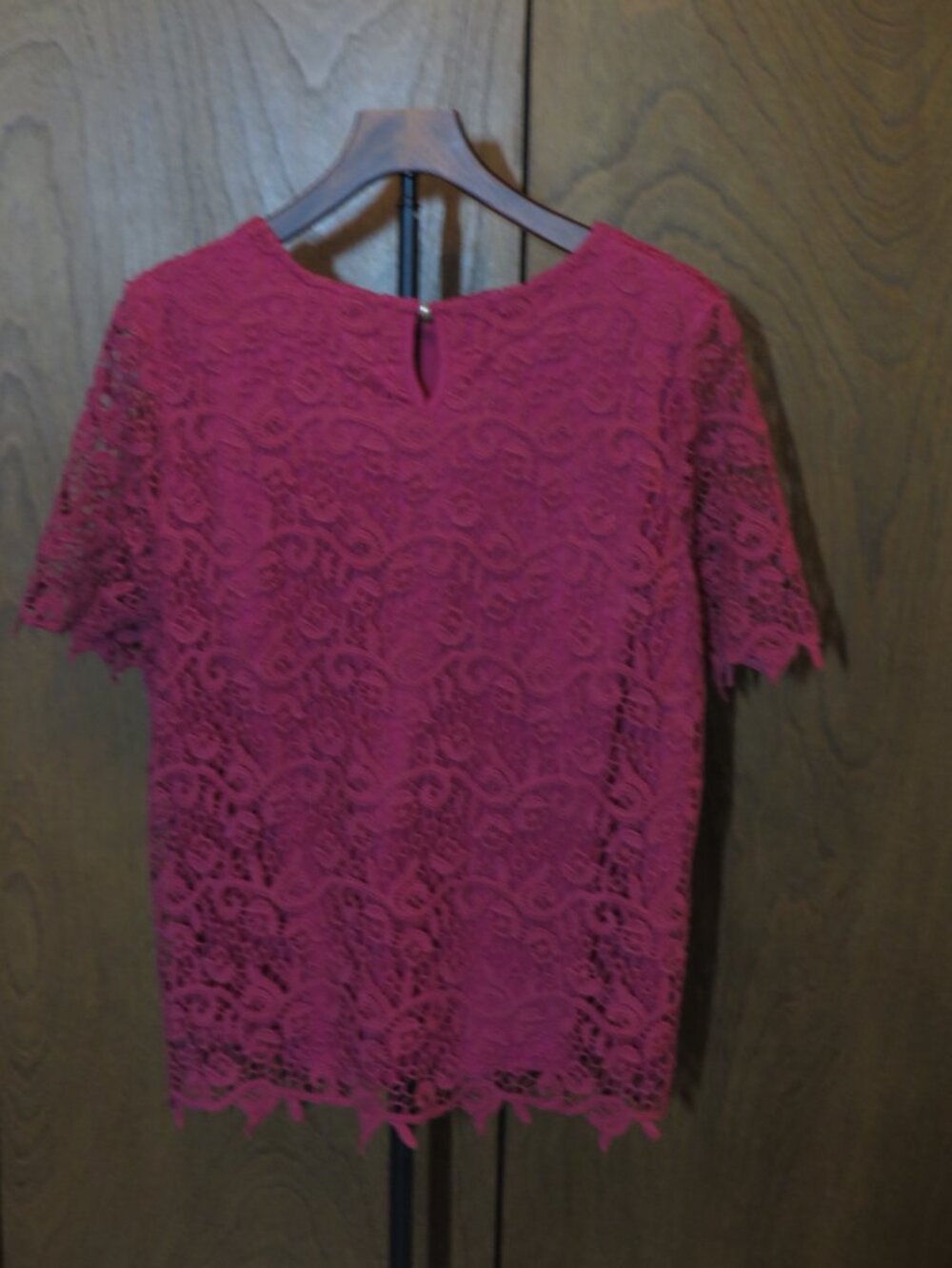 NEW WITH TAGS Philosophy Large Lace Boho Romantic Cottage Coastal Sleeve Top - Picture 6 of 8